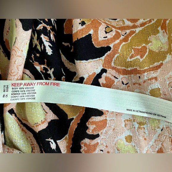 🆕 Free People Bali Mariposa mini slip in black combo size medium - Picture 8 of 8